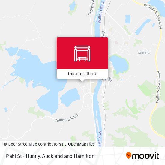 Paki St - Huntly map
