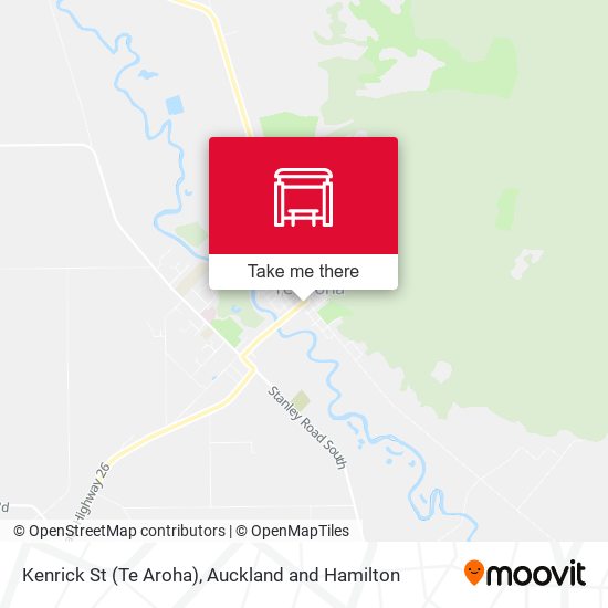 Kenrick St (Te Aroha) map