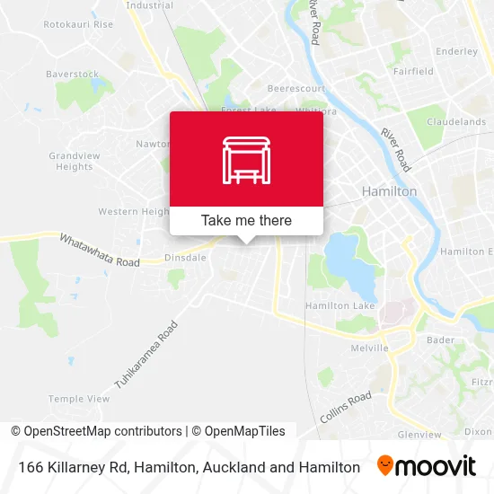166 Killarney Rd, Hamilton map