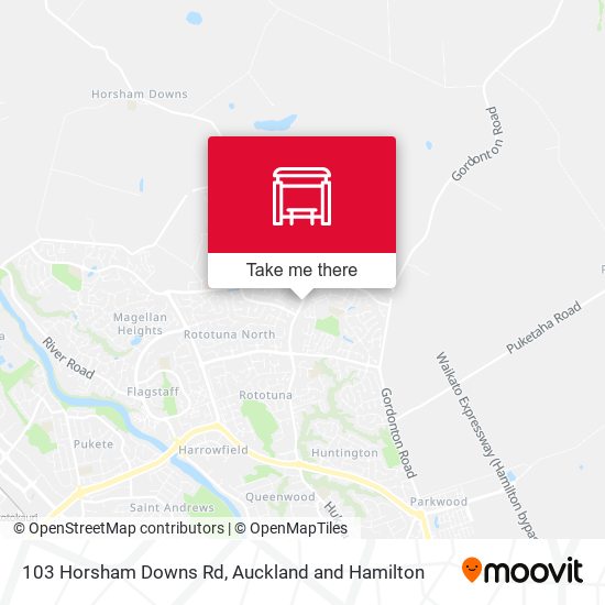 103 Horsham Downs Rd map