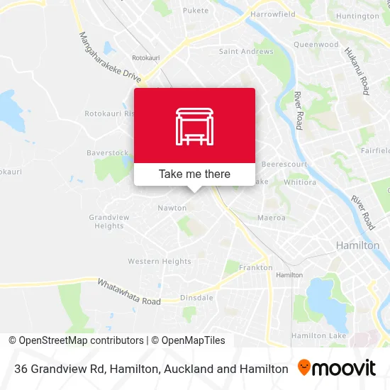 36 Grandview Rd, Hamilton map