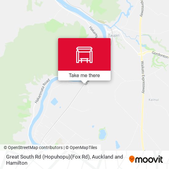 Great South Rd (Hopuhopu)(Fox Rd) map