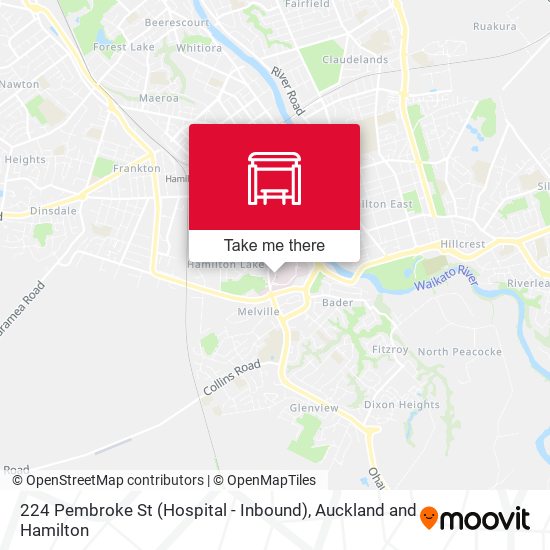 224 Pembroke St (Hospital - Inbound) map