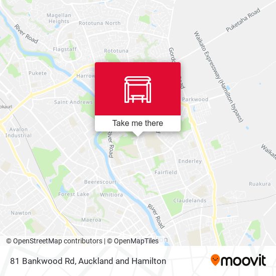 81 Bankwood Rd map