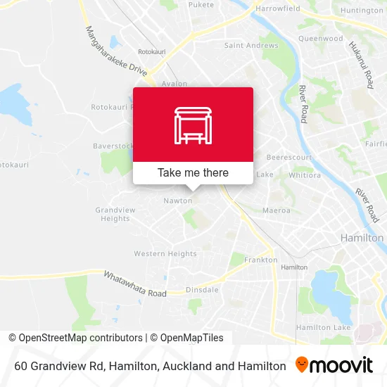 60 Grandview Rd, Hamilton map