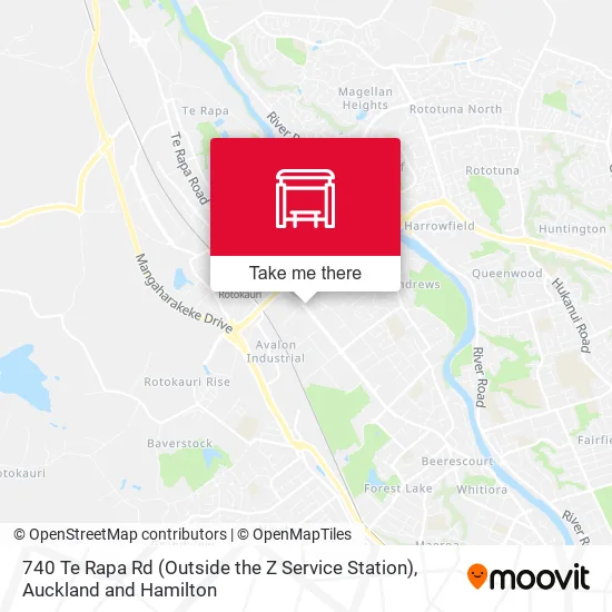 740 Te Rapa Rd (Outside the Z Service Station) map