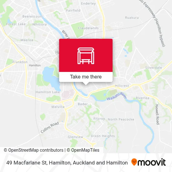 49 Macfarlane St, Hamilton map