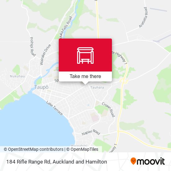 184 Rifle Range Rd map