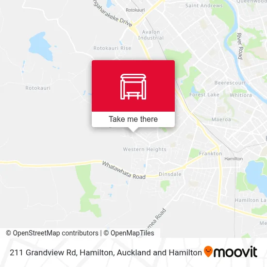 211 Grandview Rd, Hamilton map