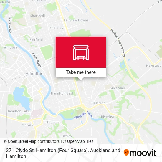 271 Clyde St, Hamilton (Four Square) map