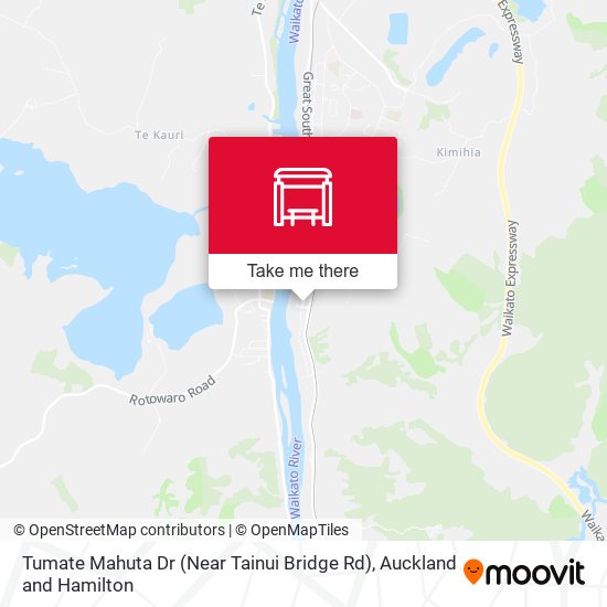 Tumate Mahuta Dr (Near Tainui Bridge Rd) map
