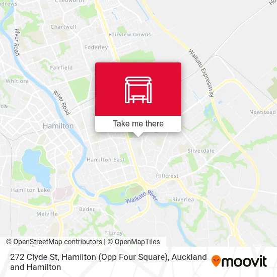 272 Clyde St, Hamilton (Opp Four Square) map