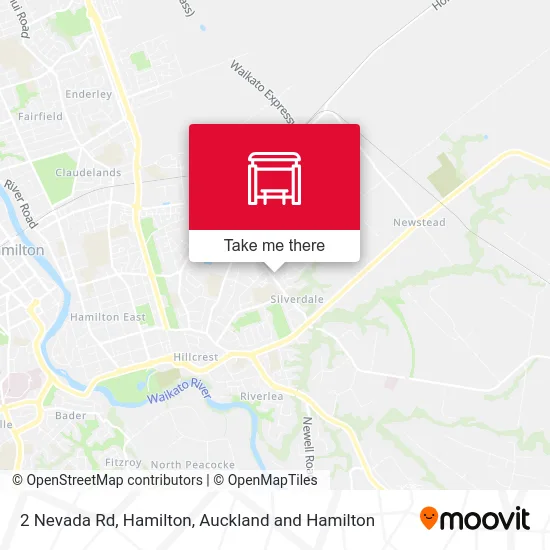 2 Nevada Rd, Hamilton map