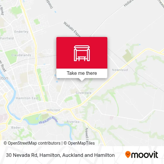 30 Nevada Rd, Hamilton map