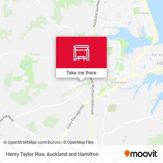Henry Taylor Rise map