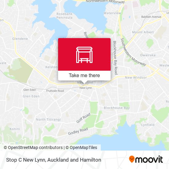 Stop C New Lynn map