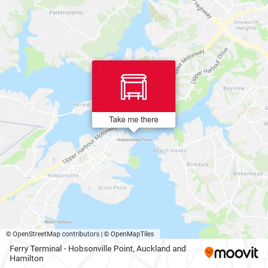 Ferry Terminal - Hobsonville Point map