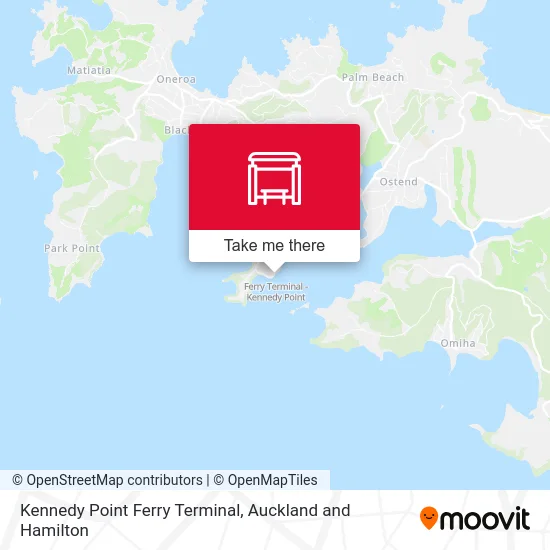 Kennedy Point Ferry Terminal map