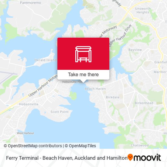 Ferry Terminal - Beach Haven map