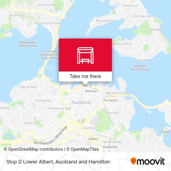 Stop D Lower Albert map