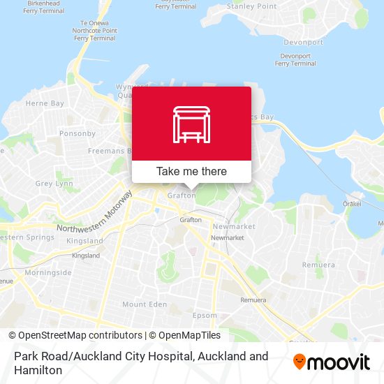 Park Road / Auckland City Hospital地图