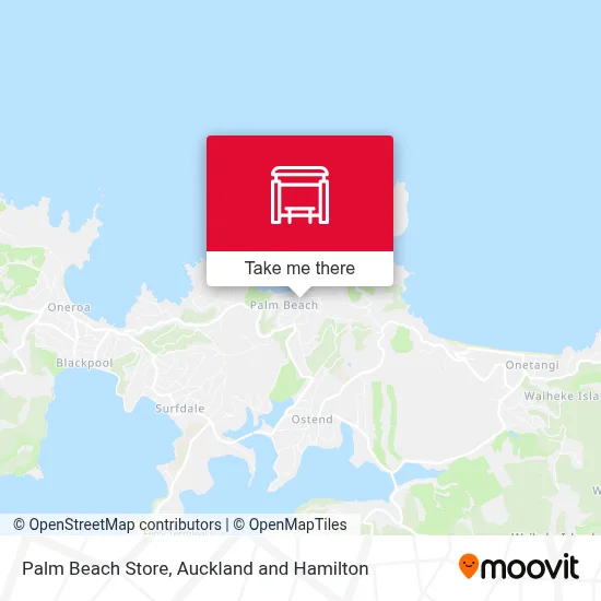 Palm Beach Store map