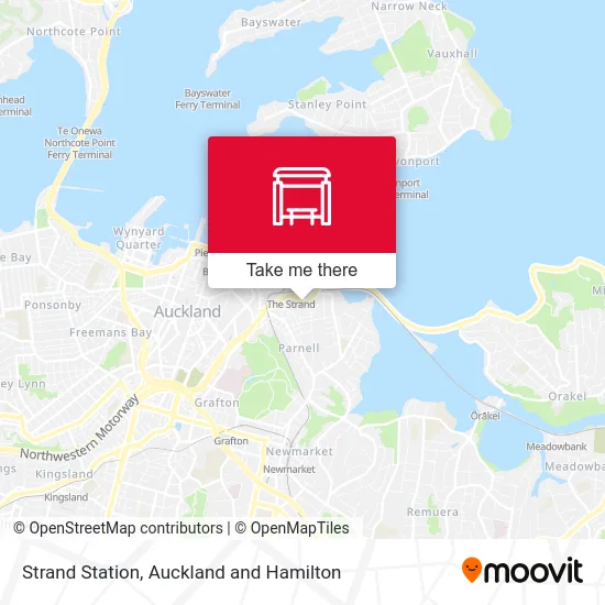 Strand Station map