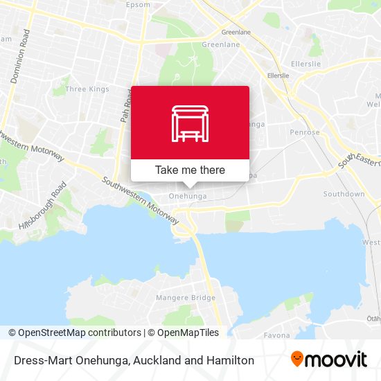 Dress-Mart Onehunga map