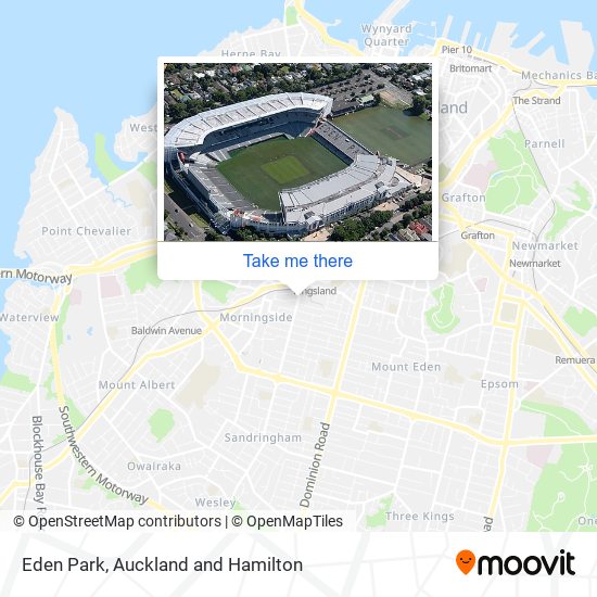 Eden Park map