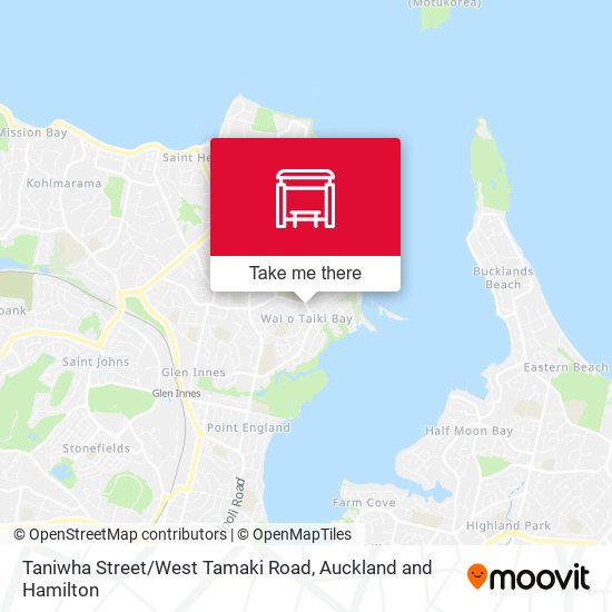 Taniwha Street / West Tamaki Road map