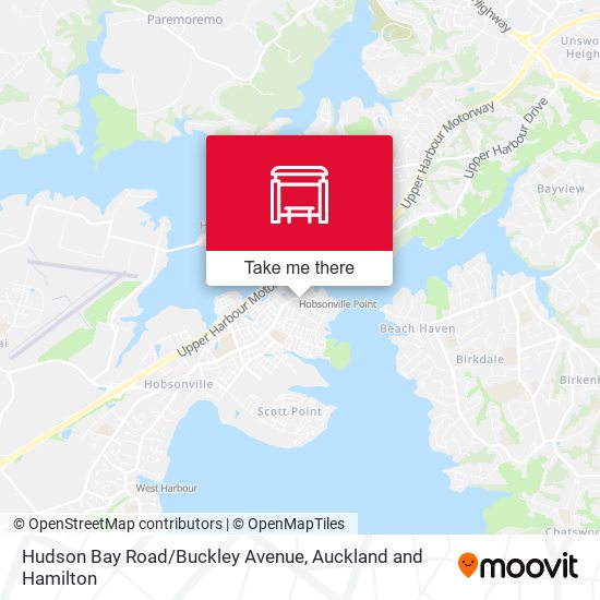 Hudson Bay Road/Buckley Avenue map