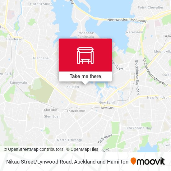 Nikau Street/Lynwood Road map