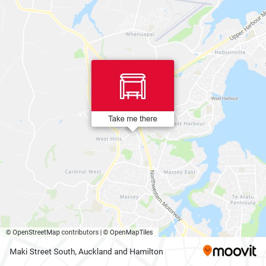 Maki Street South map