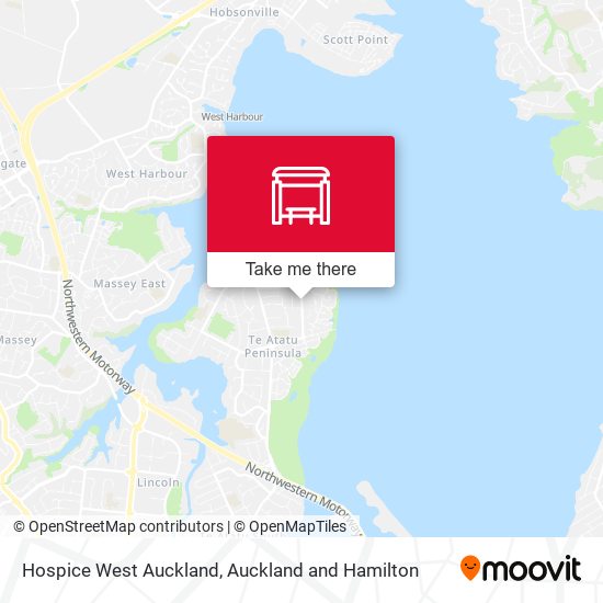 Hospice West Auckland map