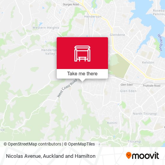 Nicolas Avenue map