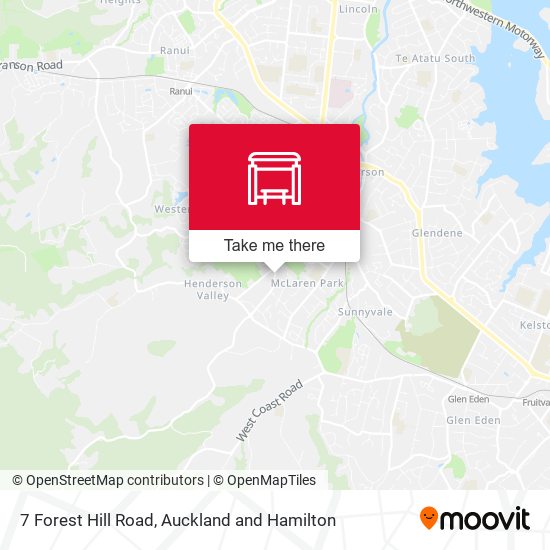 7 Forest Hill Road map