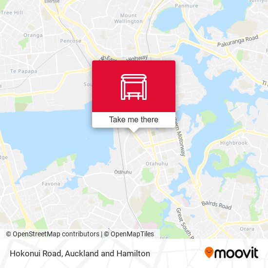Hokonui Road map