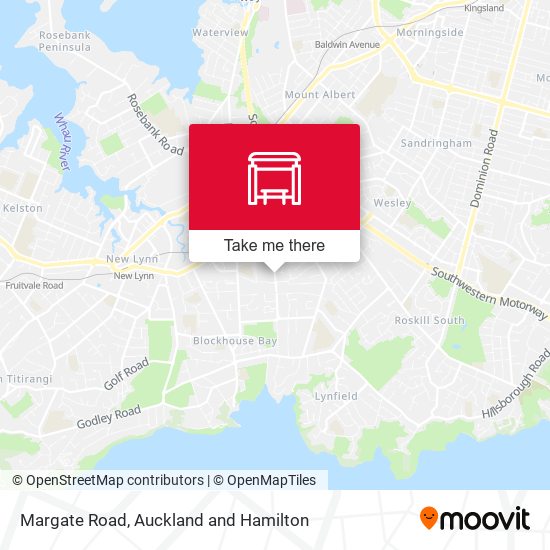 Margate Road map