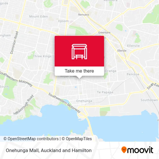 Onehunga Mall map