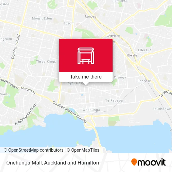 Onehunga Mall map