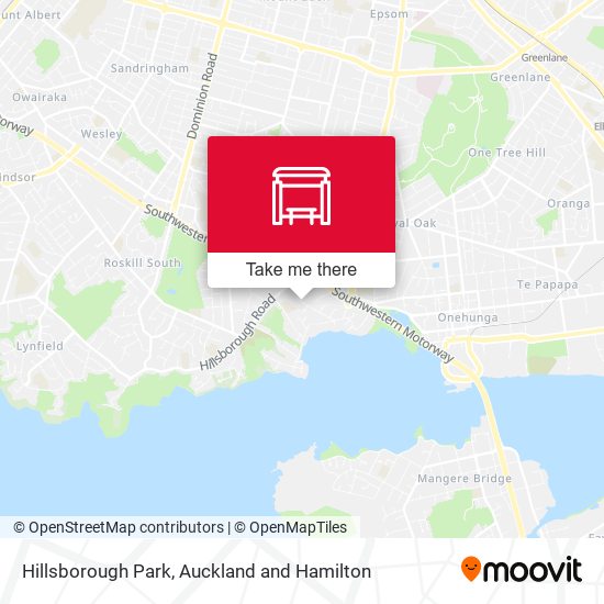 Hillsborough Park map