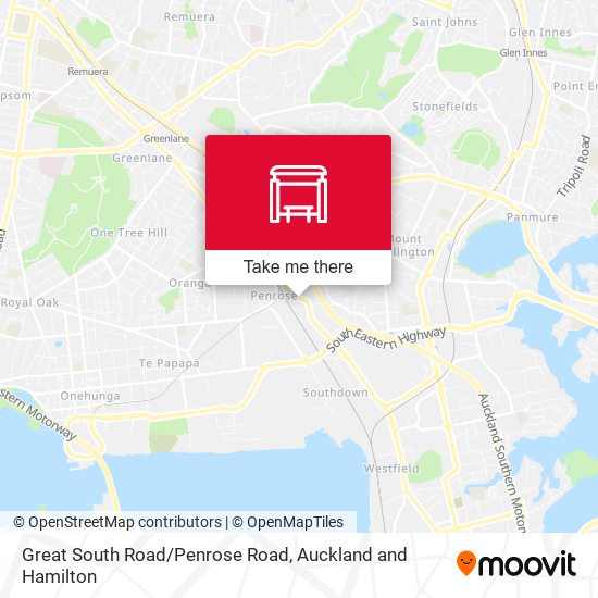 Great South Road/Penrose Road map