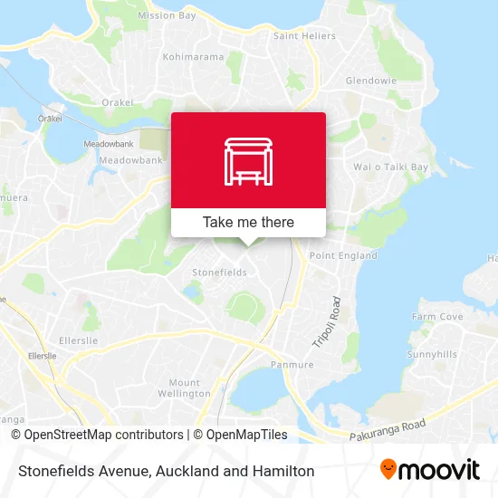 Stonefields Avenue map