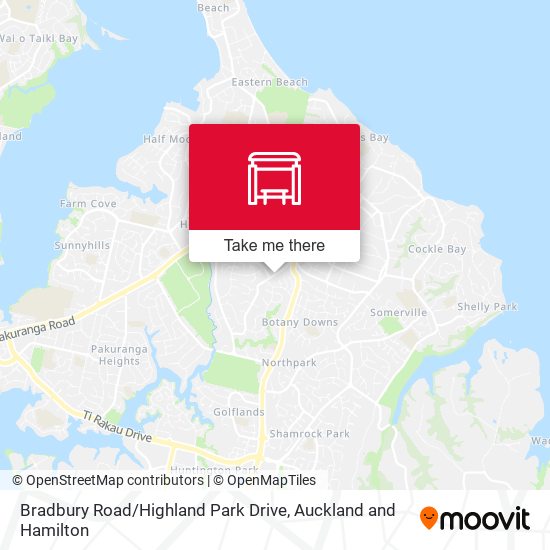 Bradbury Road / Highland Park Drive map