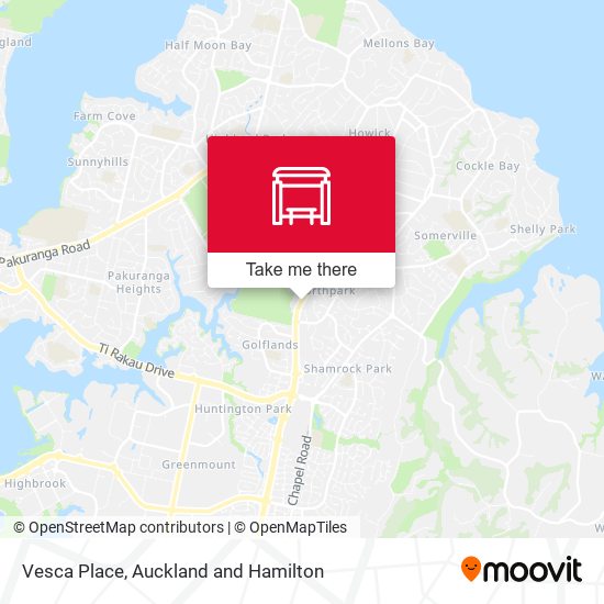Vesca Place map