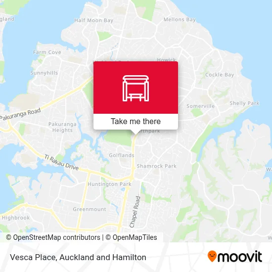 Vesca Place map