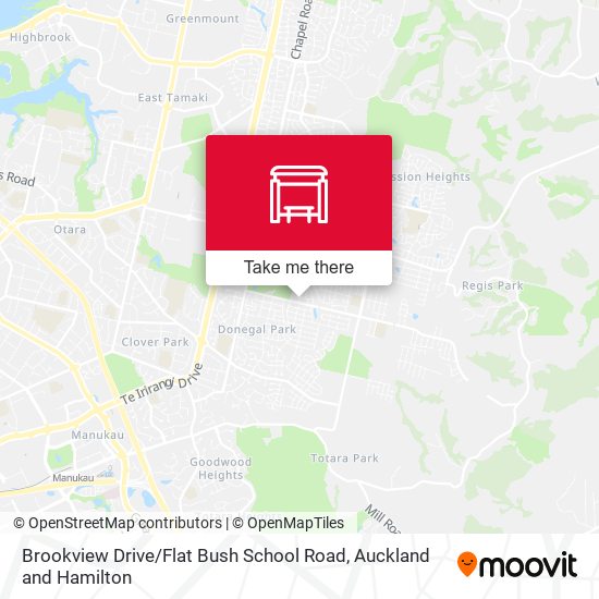 Brookview Drive / Flat Bush School Road map