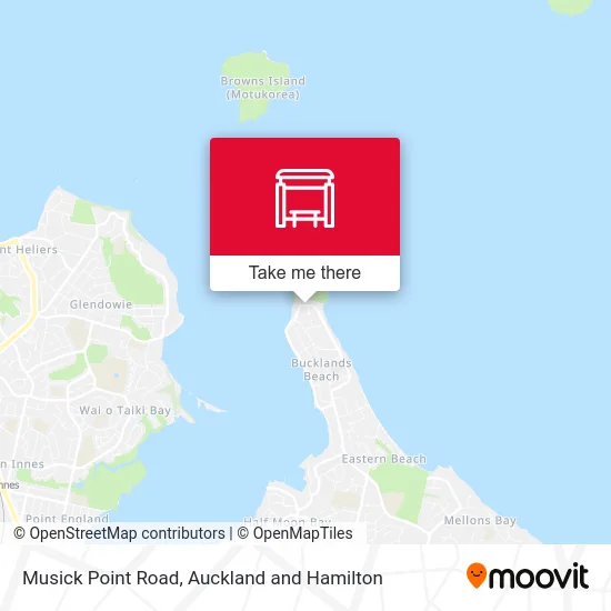 Musick Point Road map