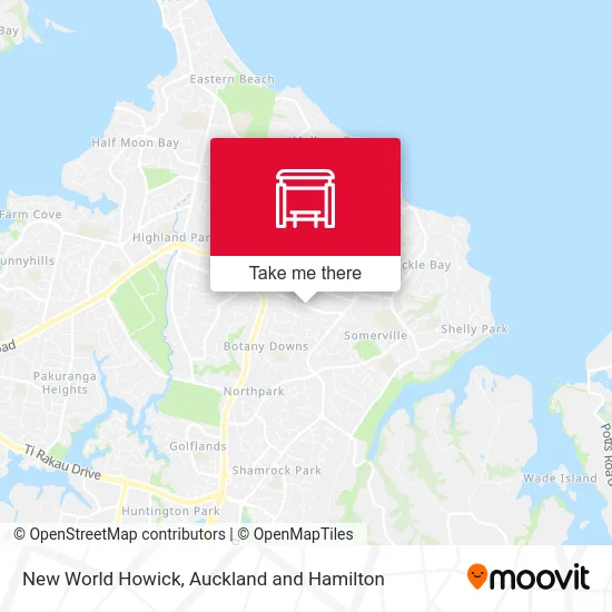 New World Howick map