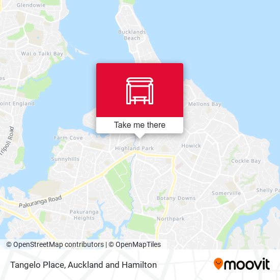 Tangelo Place map